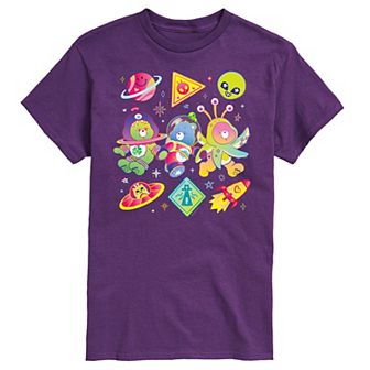 Men's Care Bears Space Grid Graphic Tee