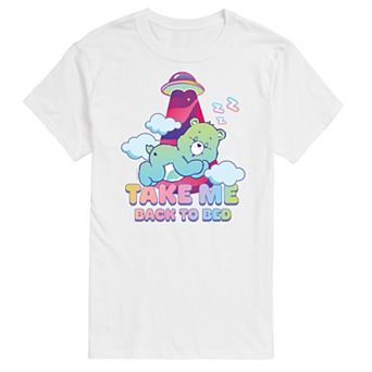 Men's Care Bears Take Me Back To Bed UFO Graphic Tee