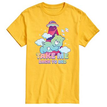 Men's Care Bears Take Me Back To Bed UFO Graphic Tee
