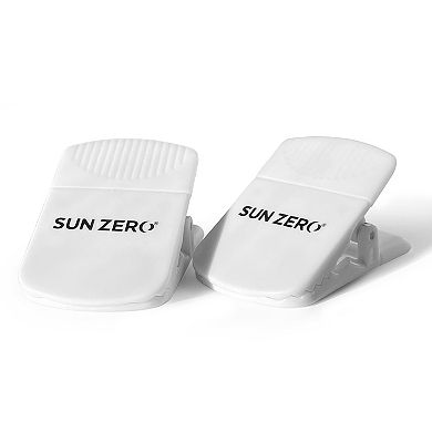 Sun Zero Lights Out Blackout Curtain Clips 2-piece Set