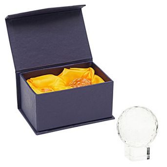 Crystal Golf Ball Trophy with Base and Gift Box for Sports Tournament, 2 x 3 in