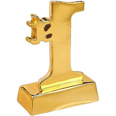 Juvale 1st Place Trophy - Gold Award Trophy for Sports Tournaments, Competitions, Parties, 5.5 x 3.5 x 1.75 Inches
