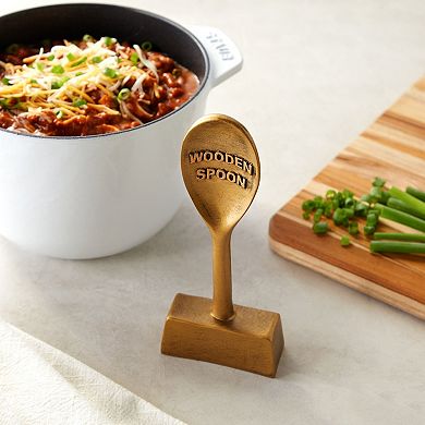 Golden Spoon Award Cooking Trophy for Bake Off, Chili Competition, Food Contest (2.5 x 6.25 x 1 In)