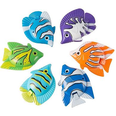 13 Pieces Set Underwater Pool Diving Toys Catch Fish Games w/ Net for Kids Party