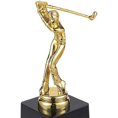 Golf Trophy, Gold Champion Trophy for Golf Tournaments, 3 x 3 x 7 in