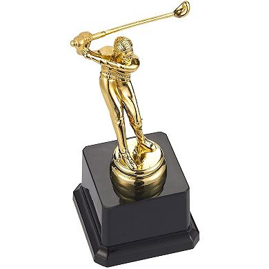 Golf Trophy, Gold Champion Trophy for Golf Tournaments, 3 x 3 x 7 in
