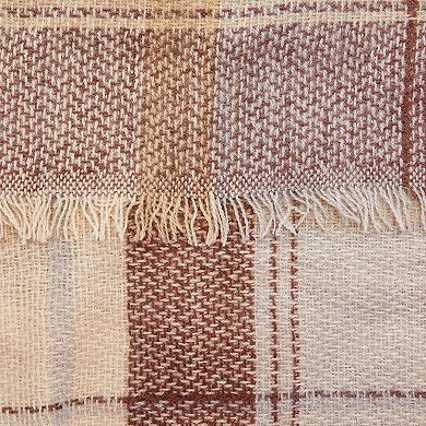 Plaid Blanket Scarf, Shawl Wrap for Women (53 Inches)