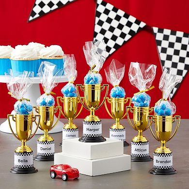 24 Pack Mini Trophies, Gold Award Trophies for All Ages, Competitions, 4 In