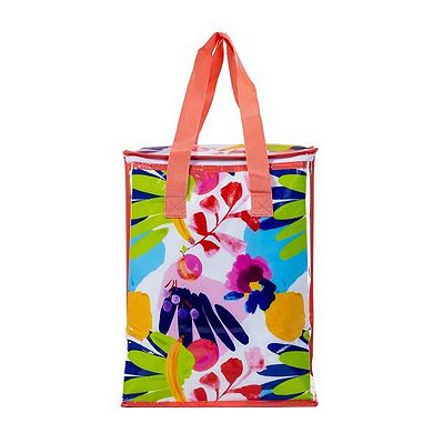 Flower Summer Zipper Cooler Bag