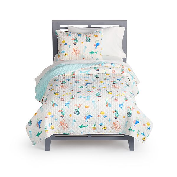 The Big One Kids™ Selena Sea Life Quilt Set with Shams - Selena Sea Life (TWIN/TWNXL)