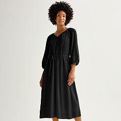 Kohls long black dress hotsell