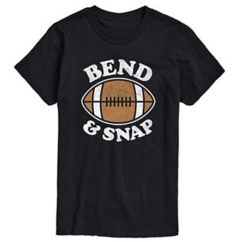Men's Bend And Snap Football Graphic Tee