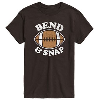 Men's Bend And Snap Football Graphic Tee