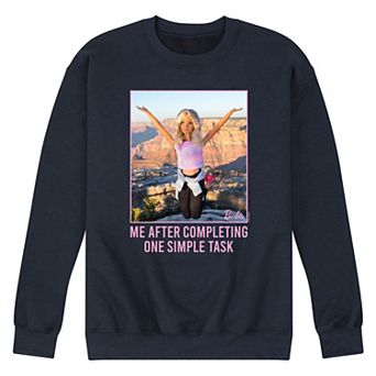 Men's Barbie® One Simple Task Fleece Sweatshirt