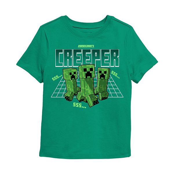 Boys 4-12 Jumping Beans® Short Sleeve Minecraft Creeper Graphic Tee