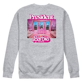 Men's Barbie™ The Movie President Barbie Fleece Sweatshirt
