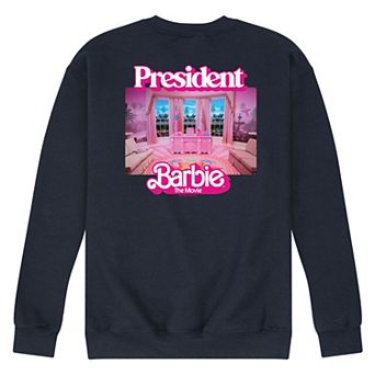 Men's Barbie™ The Movie President Barbie Fleece Sweatshirt
