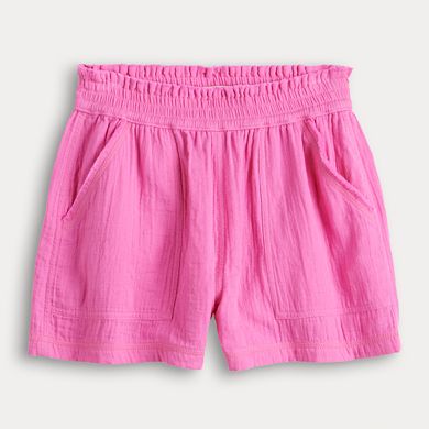 Juniors' SO® High Rise Pull On Shorts
