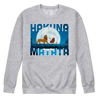Disney's The Lion King Men's Hakuna Matata Fleece Sweatshirt