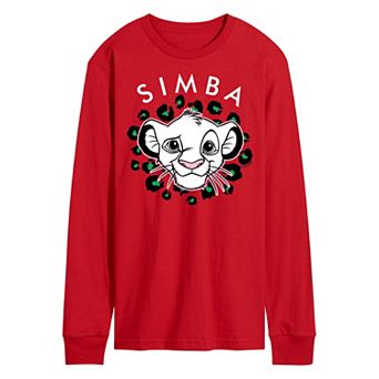 Disney's The Lion King Simba Men's Long Sleeve Graphic Tee