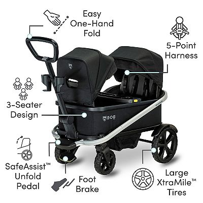 most compact stroller wagon The Adventure Bundle: Anthem Deluxe All-Terrain Stroller Wagon Anthem2 in Graphite