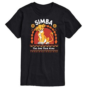 Disney's The Lion King Simba Men's One True King Graphic Tee
