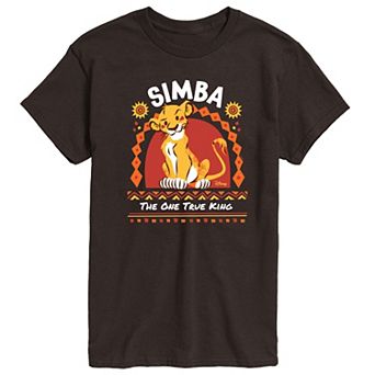 Disney's The Lion King Simba Men's One True King Graphic Tee