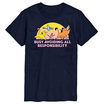 Disney's The Lion King Men's Avoiding All Responsibility Graphic Tee
