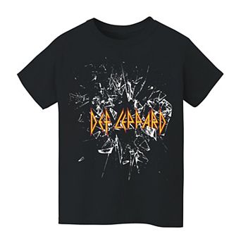 Kids 8-20 Def Leppard Shatter Logo Graphic Tee