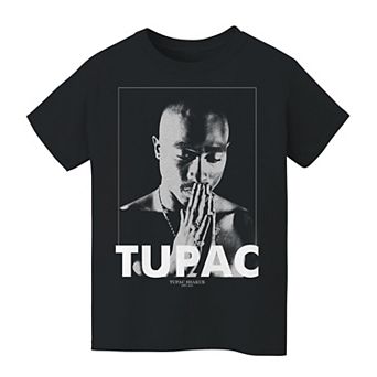 Kids 8-20 Tupac Praying Hands Graphic Tee