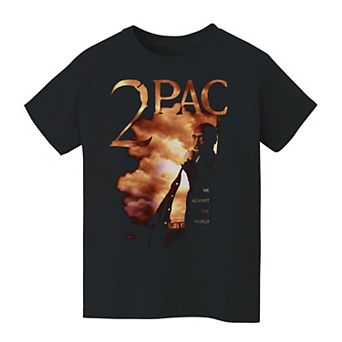 Kids 8-20 Tupac Me Against The World Graphic Tee