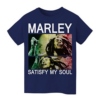 Kids 8-20 Bob Marley Satisfy My Soul Graphic Tee