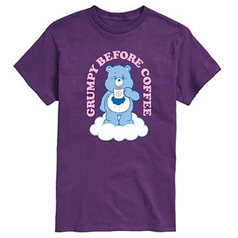 Men's Care Bears Grumpy Before Coffee Graphic Tee