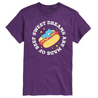 Men's Care Bears Sweet Dreams Made Of Beef Graphic Tee