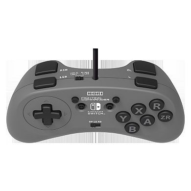 HORI Fighting Commander Wired Controller for Nintendo Switch - Gray