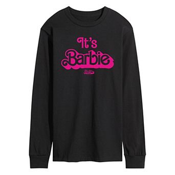 Men's Barbie™ The Movie Hi Barbie Long Sleeve Graphic Tee