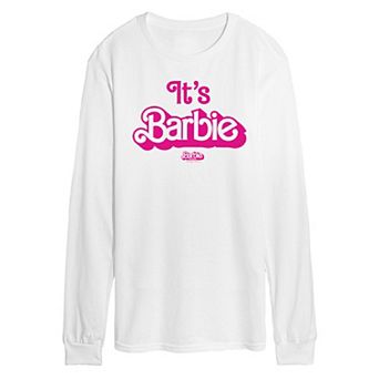 Men's Barbie™ The Movie Hi Barbie Long Sleeve Graphic Tee