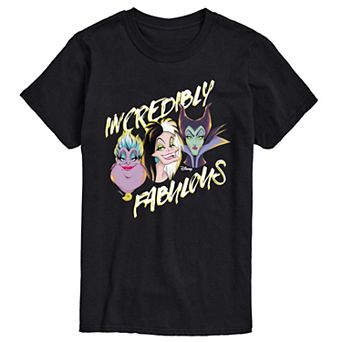 Disney Villains Men's Incredibly Fabulous Graphic Tee
