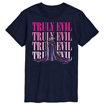 Disney Villains Malifecent Men's Truly Evil Graphic Tee