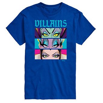 Disney Villains Men's Villains Stacked Graphic Tee