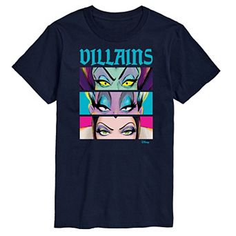 Disney Villains Men's Villains Stacked Graphic Tee