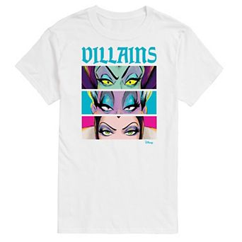 Disney Villains Men's Villains Stacked Graphic Tee
