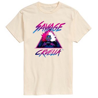 Disney Villains Cruella Men's Savage Graphic Tee