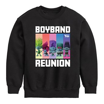 Boys 8-20 DreamWorks Trolls Movie Boy Band Reunion Fleece Sweatshirt
