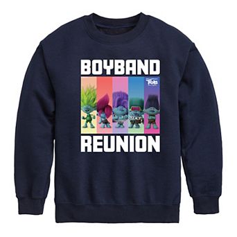 Boys 8-20 DreamWorks Trolls Movie Boy Band Reunion Fleece Sweatshirt