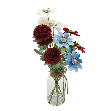 Celebrate Together Americana Faux Wildflower Vase
