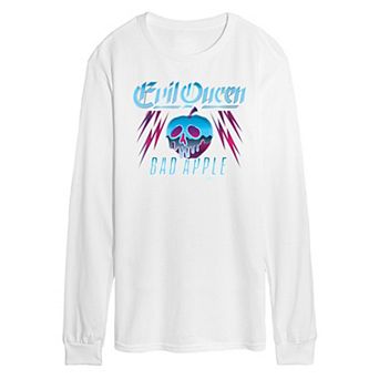 Disney Villains Snow White Evil Queen Men's Bad Apple Long Sleeve Graphic Tee