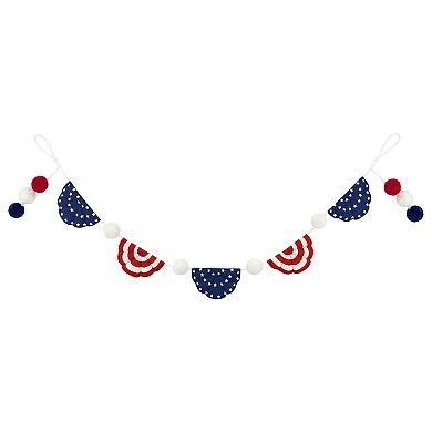 Celebrate Together Americana Patriotic Bunting Garland