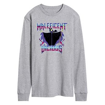 Disney Villains Maleficent Men's Vicious Long Sleeve Graphic Tee