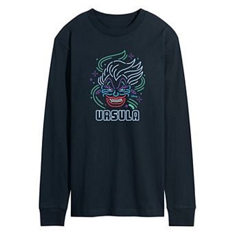 Disney Villains The Little Mermaid Ursula Men's Neon Long Sleeve Graphic Tee